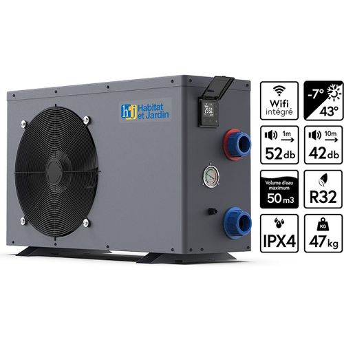 Pompe à Chaleur Puissance 9 Kw - Boitier Wi-fi Inclus