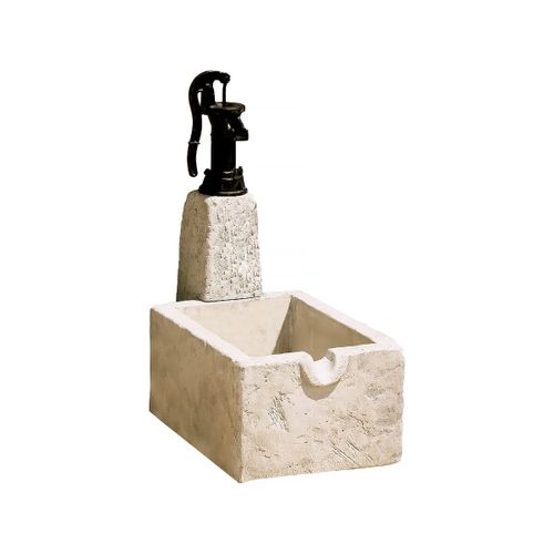 Fontaine "retro" - Pierre Reconstituée - 43 X 73 X 95 Cm