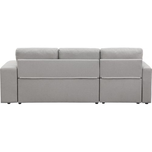 Canapé D'angle Convertible/réversible "axel" - 3 Places - Gris Clair