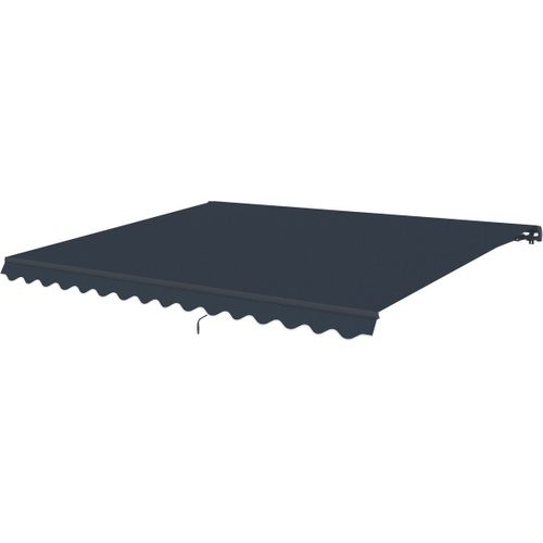 Store Banne En Aluminium "ombra 4" - 395 X 300 Cm - Gris