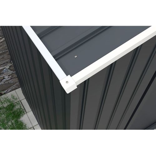 Garage Métal " Houston" - 15,36 M² Avec Gouttière  - Anthracite