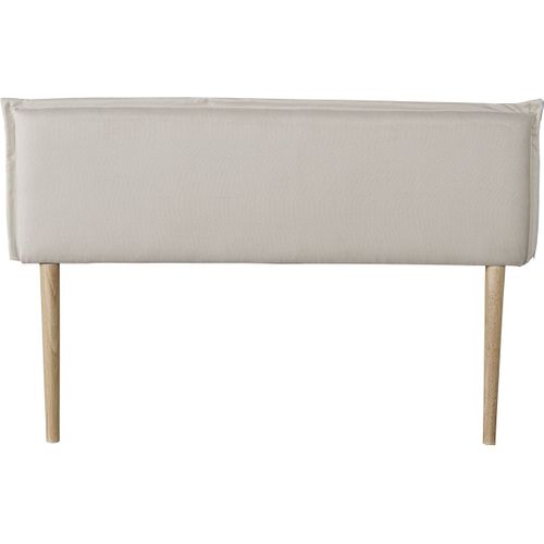 Tête De Lit "jessica" En Lin -  140 Cm - Beige