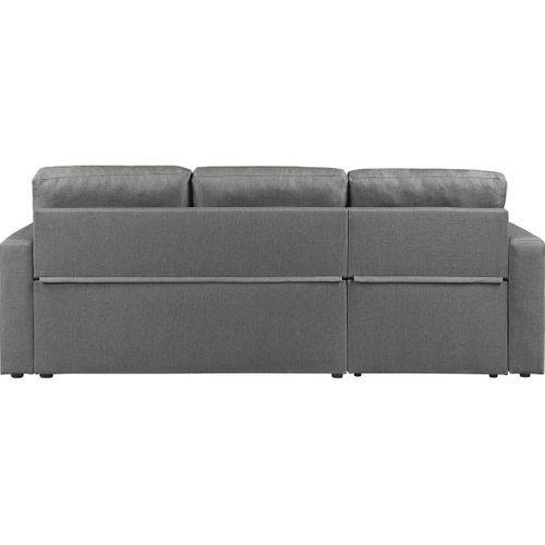 Canapé D'angle Convertible/réversible Style Bubble "alain" - 3 Places - Gris
