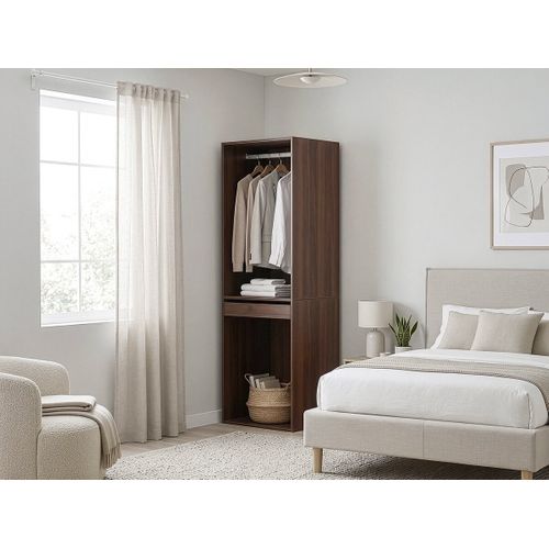 Armoire Avec Penderie "opéra" - 60 X 45 X 180 Cm - Marron