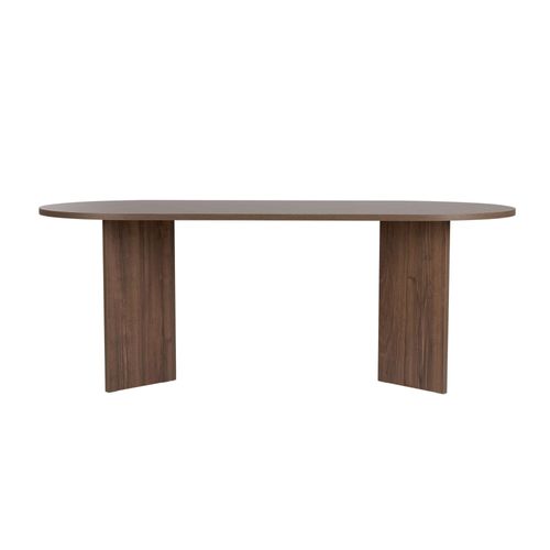 Table À Manger En Bois "sabella" 200 X 90 X 75 Cm - Noyer