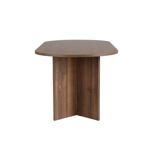 Table À Manger En Bois "sabella" 200 X 90 X 75 Cm - Noyer