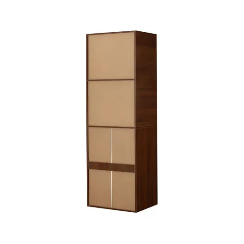 Kit Dressing " Opéra " Modulable - 3 éléments , 9 tiroirs et 7 étagères - Marron