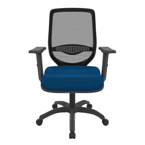 Fauteuil de bureau OPKY BUT PRO synchrone autorégulé bleu