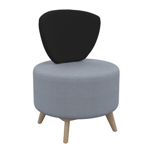 Chauffeuse design PETAL BUT PRO Noir/Gris