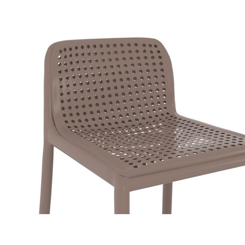 Tabouret haut BRITZ  lot de 2 BUT PRO gris