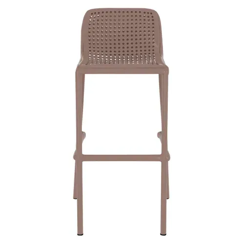 Tabouret haut BRITZ  lot de 2 BUT PRO gris