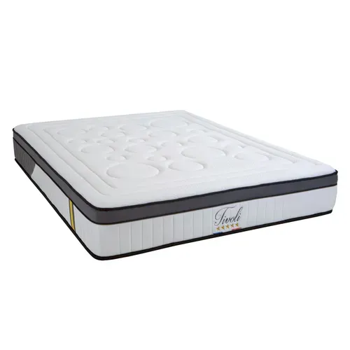 Ensemble Tivoli 140x200 Cm Matelas Mousse + Protège Matelas Anti Punaise