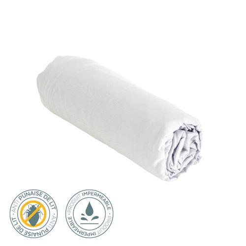 Ensemble Amboise 90x190 Cm Matelas Mousse + Protège Matelas Anti Punaise