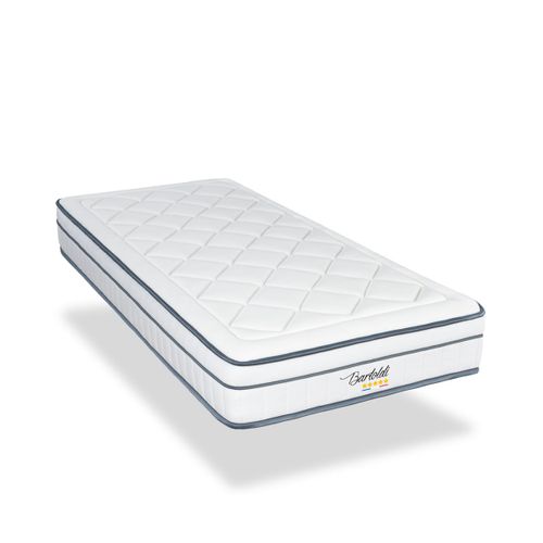 Matelas Bartoldi - Ressorts Ensachés + Mousse Supersoft - 22 Cm - 90x200 Cm