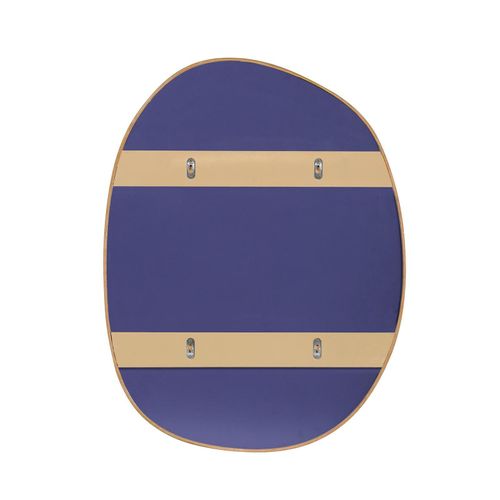 Miroir Malo Forme Organique Coloris Chêne 60x80cm