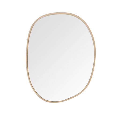 Miroir Malo Forme Organique Coloris Chêne 60x80cm