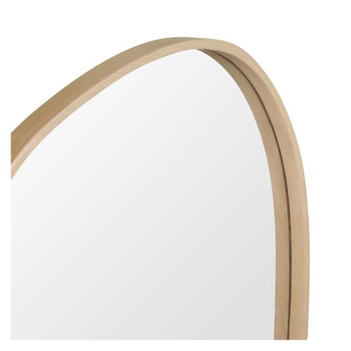 Miroir Malo Forme Organique Coloris Chêne 60x80cm