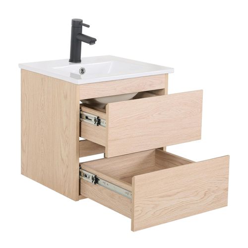 Meuble Simple Vasque Sorrento 45 Cm + Vasque Intégrée