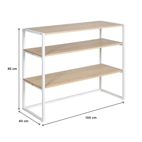 Portant Vêtements Kadra Sous Combles Étagères 100x85cm