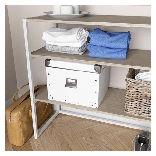 Portant Vêtements Kadra Sous Combles Étagères 100x85cm