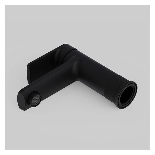 Robinet De Salle De Bain Mitigeur Bec Bas Noir H15,3cm Van