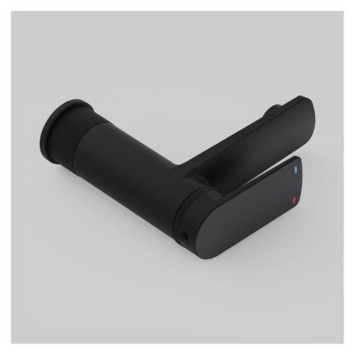 Robinet De Salle De Bain Mitigeur Bec Bas Noir H15,3cm Van