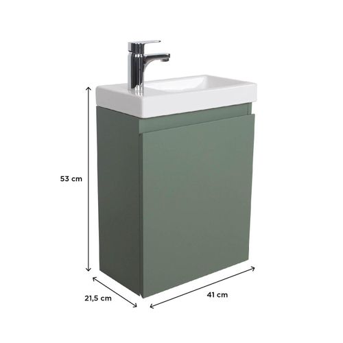 Meuble Lave-mains Lisa Suspendu 41 Cm