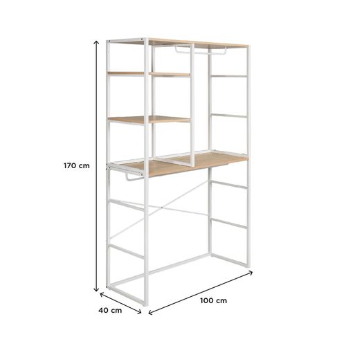 Lot De 2 Portants Vêtements Sous Combles Kadra Modulables 200x85cm