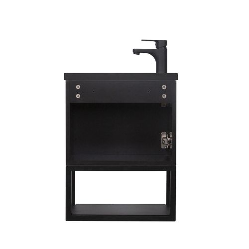 Ensemble Lave-mains Nova Métal Et Bois Avec Miroir Ovale