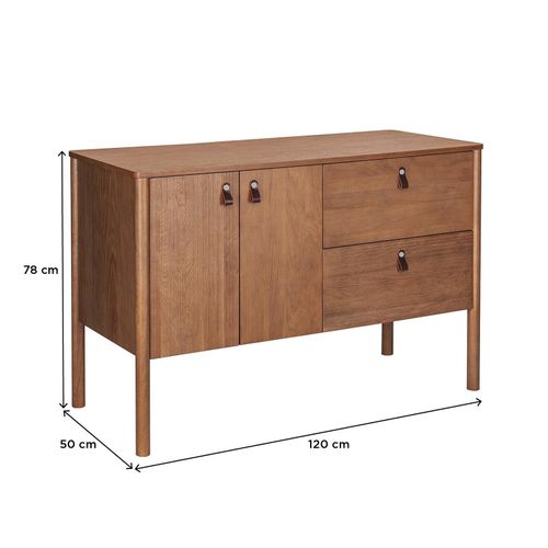 Meuble Double Vasque Noyer Joy 120 Cm