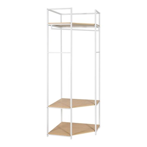 Portant Vêtements D'angle June En Bois Et Métal 70x200cm