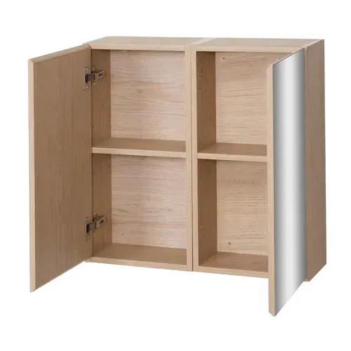 Armoire De Toilette 60cm Double Porte Avec Miroirs Will