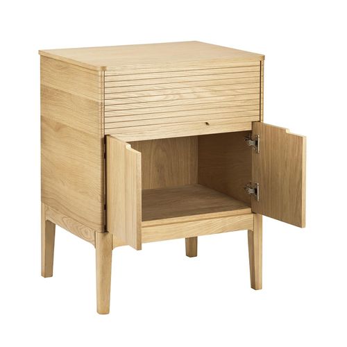 Ensemble Meuble Simple Vasque 60 Cm Chêne Naturel + Vasque Alaska