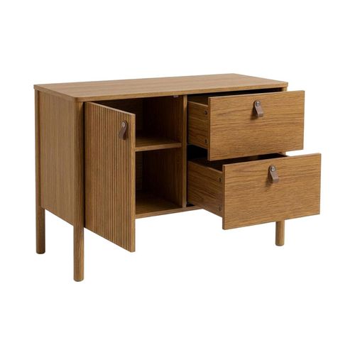 Meuble Joy Vasque 80cm Sur Pieds Placage Chêne Vasque À Poser - Noyer