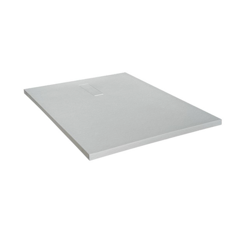 Receveur De Douche Soma Aspect Pierre Extra-plat Blanc 100x80 cm