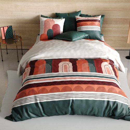 Housse De Couette 240x260 Cm + 2 Taies D'oreiller 63x63 Cm Coton 57 Fils Galio