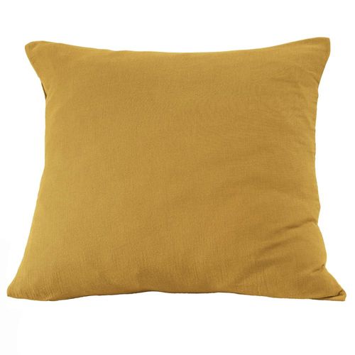 Taie D'oreiller Safran En Gaze De Coton 50x70cm - Gaia | Fabrique