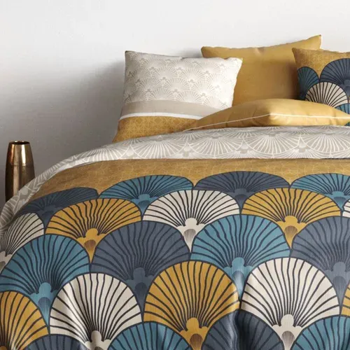 Parure De Lit 220x240 Cm Coton 57 Fils - 3 Pièces Kama