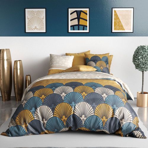 Parure De Lit 220x240 Cm Coton 57 Fils - 3 Pièces Kama