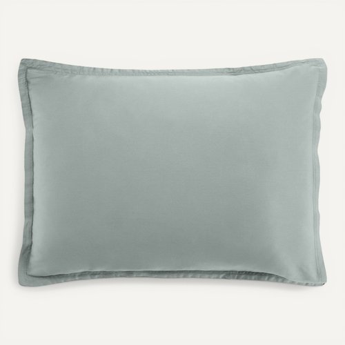 Taie D'oreiller 50x70 Cm Satin De Coton Celadon