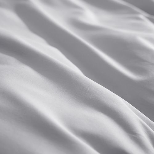 Housse De Couette 200x200 Cm Percale De Coton Galet