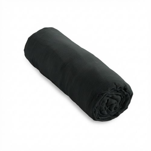 Drap Housse 90x190+30 Cm Gaze De Coton Terra Sapin