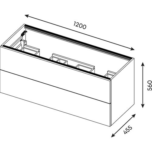 Meuble De Salle De Bain 2 Vasques Posées 120cm 2 Tiroirs Vert + Miroir - Glasgow