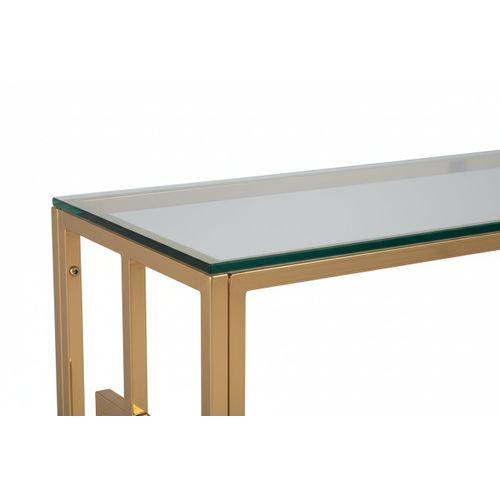 Console Gold Transparent 120x40x78 Cm Sophie