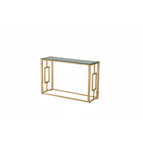 Console Gold Transparent 120x40x78 Cm Sophie