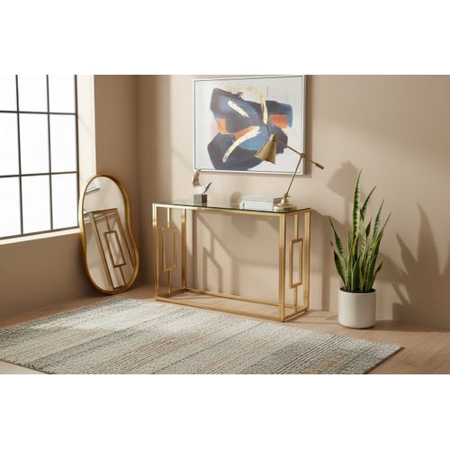 Console Gold Transparent 120x40x78 Cm Sophie