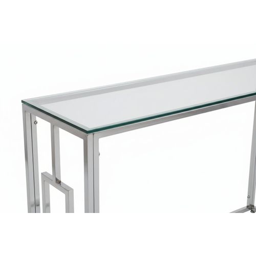 Console Chrome Transparent 120x40x78 Cm Sophie
