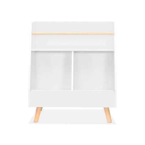 Meuble De Rangement Enfant. Blanc. 2 Compartiments