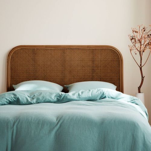Tête De Lit En Rotin Naturel Et Cannage. L 140 X P3 X H110cm