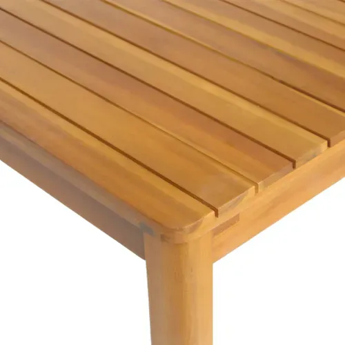 Table De Jardin Senora Acacia Naturel Avec Coins Arrondis. 8 Places. 160 X 90 X 75 Cm